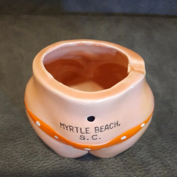 Vintage Myrtle Beach Bikini Bottom Souvenir Ashtray ~ Japan - Picture 5 of 7